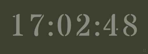 Stardos Stencil digital clock Type-03